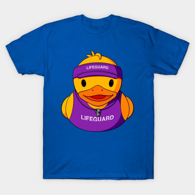 Lifeguard Rubber Duck T-Shirt by Alisha Ober Designs